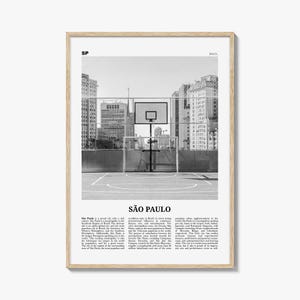 Sao Paulo Print Black and White No 4, São Paulo Wall Art, São Paulo Poster, São Paulo Photo, Sao Paulo Wall Decor, Brazil, Brasil