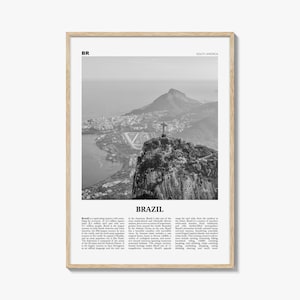 Brazil Print Black and White No 1, Brazil Wall Art, Brazil Poster, Brazil Photo, Brazil Wall Decor, Brasil, Brasília, São Paulo, America