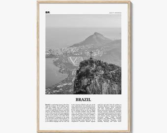 Brazil Print Black and White No 1, Brazil Wall Art, Brazil Poster, Brazil Photo, Brazil Wall Decor, Brasil, Brasília, São Paulo, America
