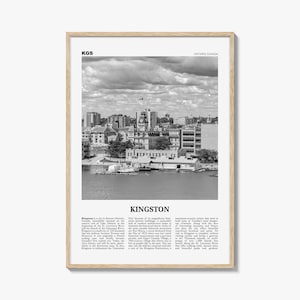 Kingston Print Black and White Canada, Kingston Wall Art, Kingston Poster, Kingston Photo, Kingston Wall Décor, Cataraqui, Ontario