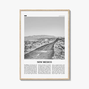 New Mexico Print Black and White No 1, New Mexico Wall Art, New Mexico Poster, New Mexico Photo, USA, United States, North America