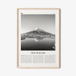 New Zealand Print Black and White No 3, New Zealand Wall Art, New Zealand Poster, New Zealand Photo, NZ, Wellington, Auckland, Oceania