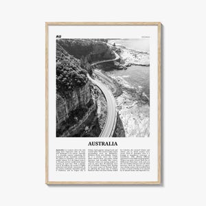 Australia Print Black and White No 3, Australia Wall Art, Australia Poster, Australia Photo, Sydney, Melbourne, Brisbane, Oceania
