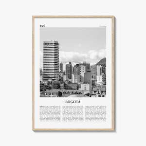 Bogota Print Black and White No 2, Bogota Wall Art, Bogota Poster, Bogota Photo, Bogota Wall Decor, City Print, Bogota, Colombia