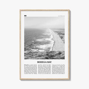 Bodegabaai print zwart-wit, bodegabaai muurkunst, bodegabaai poster, bodegabaai foto, Californië, Verenigde Staten, Verenigde Staten, Noord-Amerika
