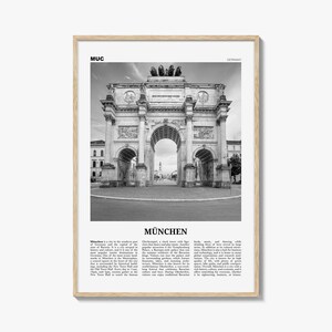 München Print schwarz weiß, München Wand Kunst, München Poster, München Foto, München Wand Dekoration, München Karte, Deutschland
