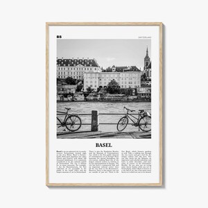 Basel Druck schwarz weiss Nr. 1, Basel Wand Kunst, Basel Poster, Basel Foto, Basel Wand Dekoration, Schweiz, Basel, Schweiz
