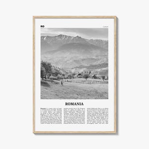 Rumänien Druck Schwarzweiß, Rumänien Wandkunst, Rumänien Poster, Rumänien Foto, Rumänien Wanddekor, România, Romainian, Bukarest, Europa