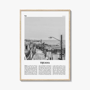 Tijuana Print Black and White, Tijuana Wall Art, Tijuana Poster, Tijuana Photo, Tijuana Wall Decor, Mexico, San Diego, Baja California