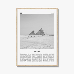 Stampa egiziana in bianco e nero n. 3, arte murale egiziana, poster egiziana, foto egiziana, decorazioni murali egiziane, Il Cairo, Repubblica araba, Sinai, Africa