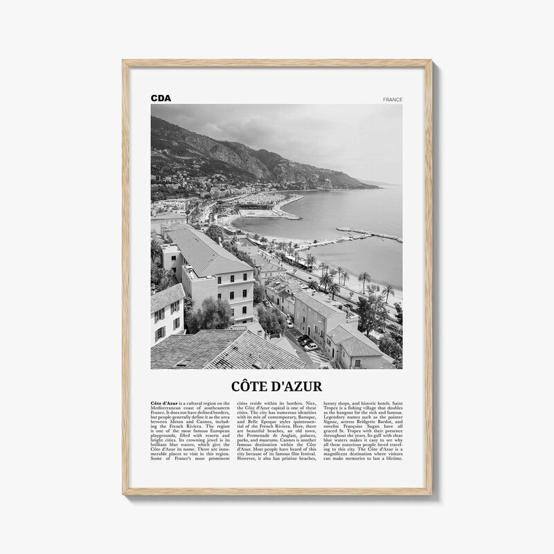 French Riviera Print - Etsy