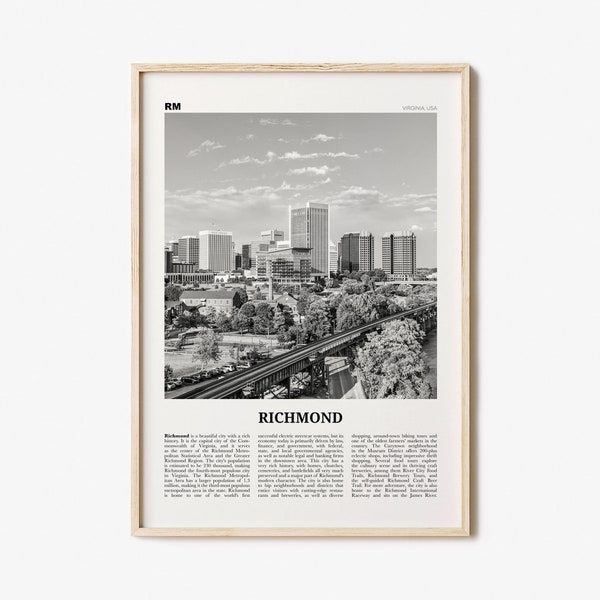 Richmond Poster Etsy