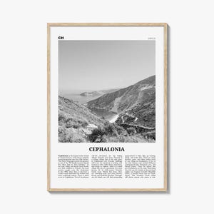 Kefalonia Print Schwarzweiß, Kefalonia Wandkunst, Kefalonia Poster, Kefalonia Foto, Kefalonia, Griechenland, ღღღღღღ✦ღ