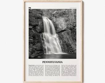 Pennsylvania Print Black and White No 4, Pennsylvania Wall Art, Pennsylvania Poster, Pennsylvania Photo, Pennsylvania Décor, Pennsylvania