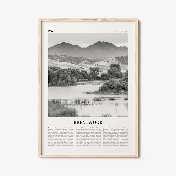 Brentwood Wall Art Etsy