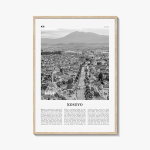 Kaukasus Print Schwarzweiß, Kosovan, Wandkunst, Kosoven Poster, Kosovan Foto, Kosovellen Wanddekoration, Land Kunstdruck