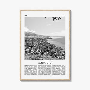 Manatuto Print Black and White, Manatuto Wall Art, Manatuto Poster, Manatuto Photo, Manatuto Wall Décor, Manatuto Map, East Timor