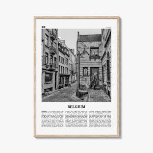 Belgium Print Black and White No 2, Belgium Wall Art, Belgium Poster, Belgium Photo, Belgium Decor, Brussels, België, Belgique Belgique