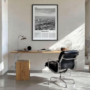 Póster de Chihuahua en blanco y negro, arte mural de viaje a México, decoración fotográfica urbana. imagen 3