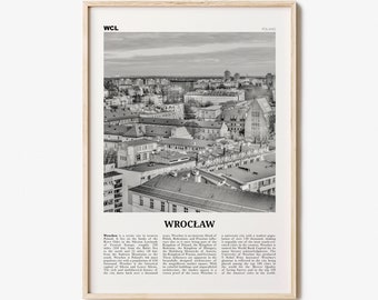 Wrocław Print Black and White, Wrocław Wall Art, Wrocław Poster, Wrocław Photo, Wrocław Wall Décor, Wroclaw, Poland, Breslau, Polska