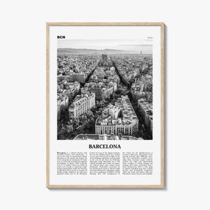 Barcelona Print schwarz weiß Nr. 1, Barcelona Wandkunst, Barcelona Poster, Barcelona Foto, Barcelona Dekor, Katalonien, Spanien, España