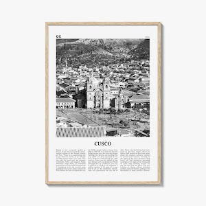 Cusco Print Black and White, Cusco Wall Art, Cusco Poster, Cusco Photo, Cusco Wall Décor, Cuzco Poster Print Black and White, Peru, Urubamba