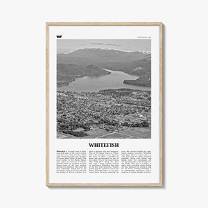 Weißfisch Poster Schwarzweiß, Weißfisch Wandbild, Weißfisch Poster, Weißfisch Wandbild, Weißfisch Wandbild, Weißfisch Karte, Montana, USA