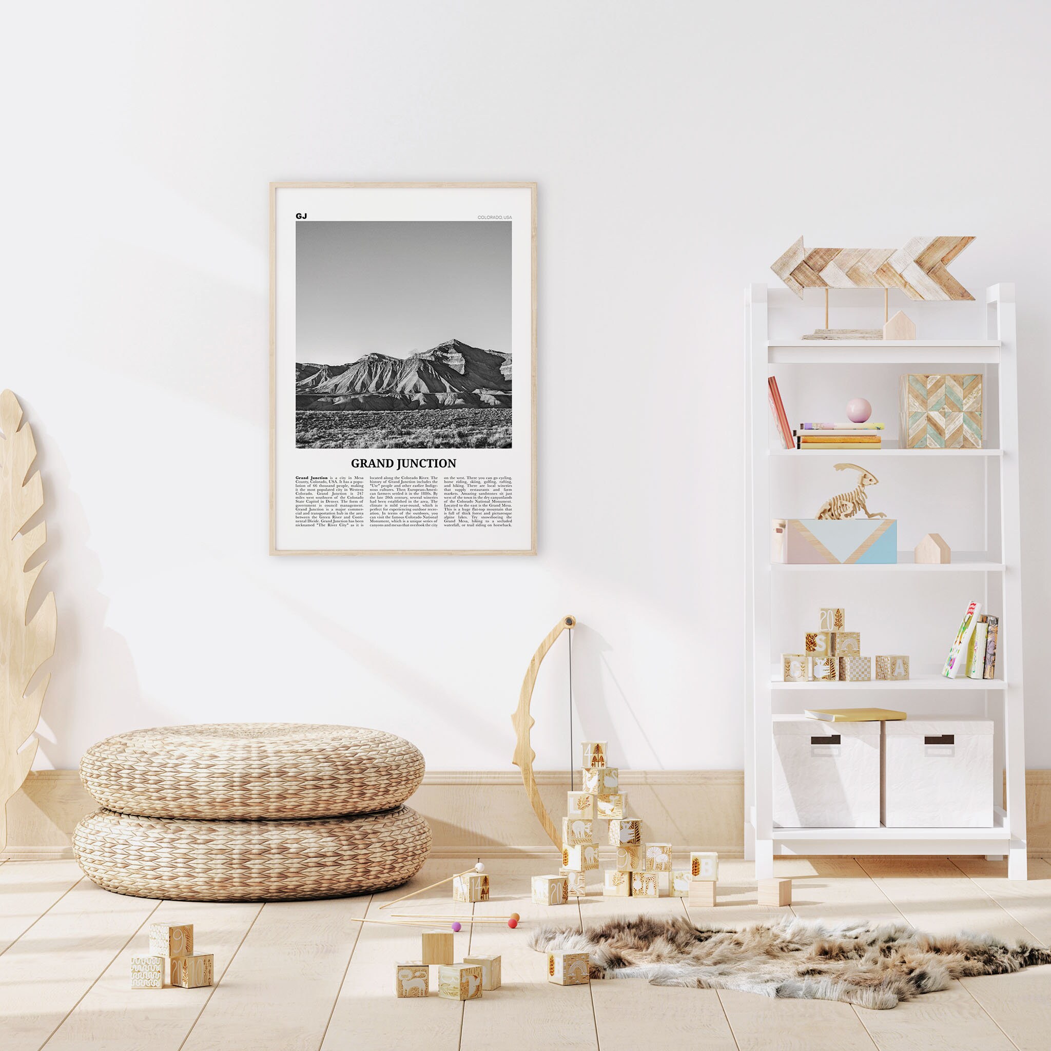 Grand Junction Print Black and White Grand Junction Wall Art - Etsy Ireland