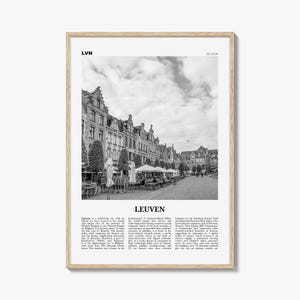 Löwen Print Schwarzweiß Nr. 1, Löwen Kunstmarkt, Löwen Poster, Löwen Foto, Löwen Wanddekoration, Belgien, Louvain, Löwen