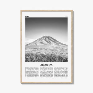 Arequipa Print Black and White, Arequipa Wall Art, Arequipa Poster, Arequipa Photo, Arequipa Wall Decor, Peru, Ariqipa, South America