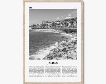Jalisco Print Black and White No 1, Jalisco Wall Art, Jalisco Poster, Jalisco Photo, Jalisco Decor, Guadalajara, Puerto Vallarta, México