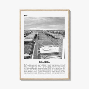 Brasilia Print Black and White No 2, Brasília Wall Art, Brasília Poster, Brasília Photo, Brasília Wall Decor, Brazil, Brasil, South America