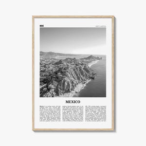 Mexico Print Black and White No 2, Mexico Wall Art, Mexico Poster, Mexico Photo, Mexico Decor, México, Estados Unidos, Mexicanos