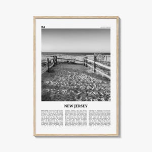 New Jersey Print Black and White No 2, New Jersey Wall Art, New Jersey Poster, New Jersey Photo, New Jersey Wall Décor, New Jersey Map