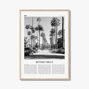 BEVERVER HILLS SCHWARZ UND WEIß, BEVERVER HILLS, Wandkunst, BEVERVER HILLS, KALIFORNIEN, 90210, KALIFORNIEN, VEREINIGTE STAATEN, Nordamerika