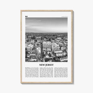 New Jersey Print Schwarz weiß Nr. 6, New Jersey Wandkunst, New Jersey Poster, New Jersey Foto, New Jersey Wanddekor, New Jersey Karte