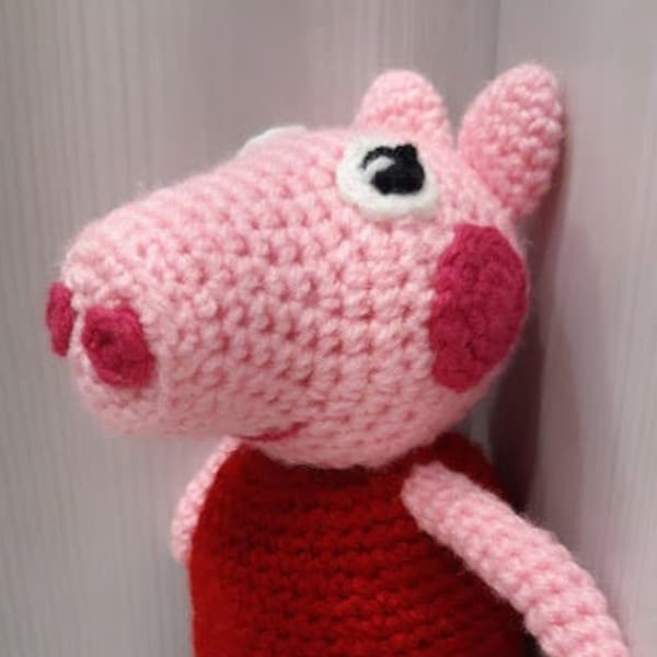 Crochet Peppa Pig PDF Pattern Amigurumi