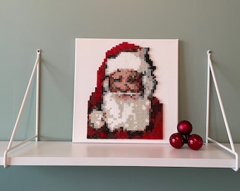 Santa Claus Pattern, PDF, Perler Bead Pattern, Hama Bead Pattern