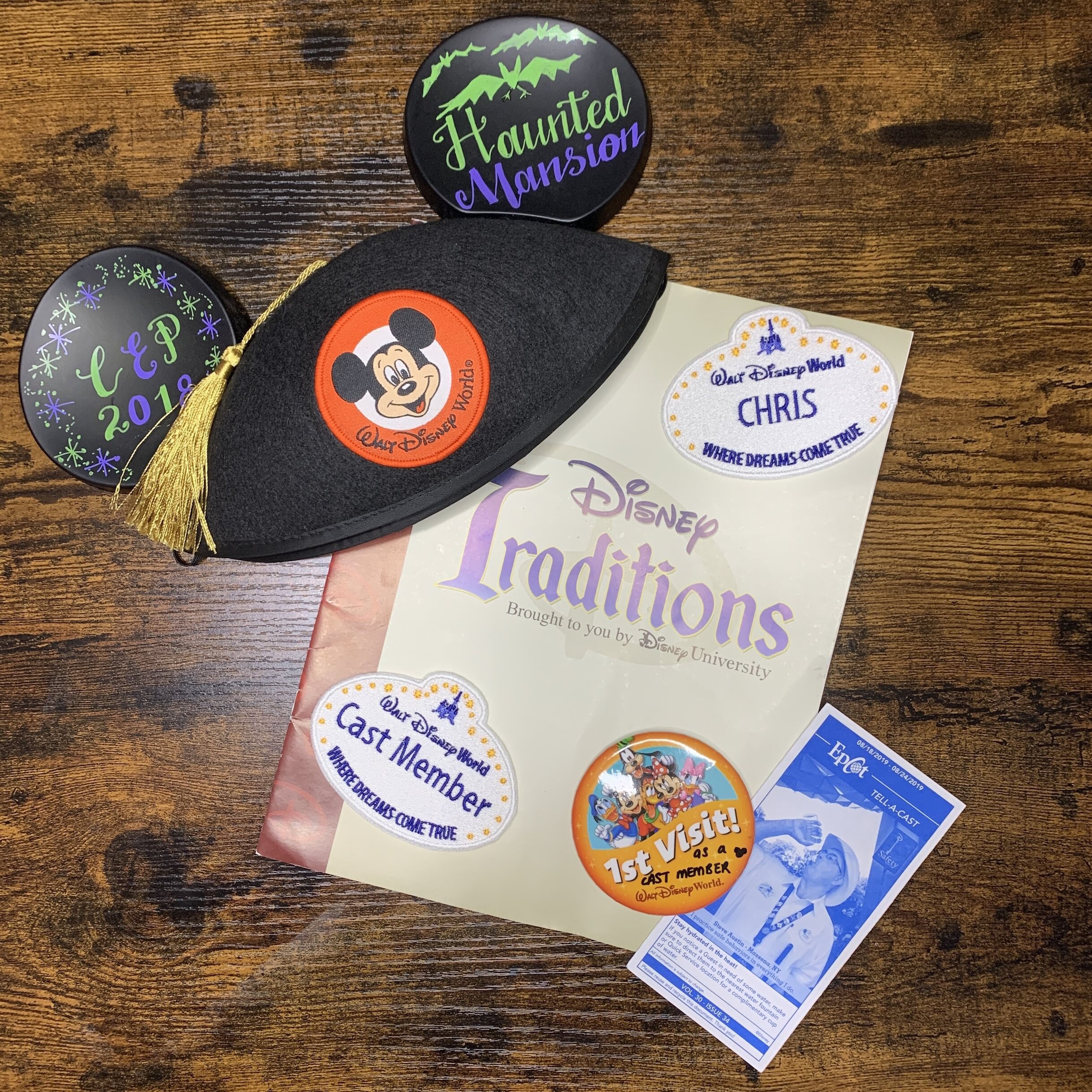 Custom Disney Cast Member Tag Embroidered Patch Etsy