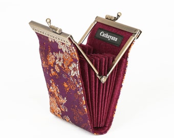 Cathayana Credit Card Holder, Handmade Womens Wallet, RFID Blocking Wallet,  Card Case with RFID Protection