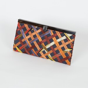 Hand Woven Fabric Ribbon, Women’s Wallet, Cash Envelope Wallet
