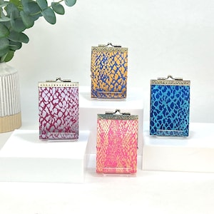 Tarjetero, Billetera para mujer, Estuche para tarjetas de visita, Billetera de viaje, Billetera RFID para mujer, Bloqueo RFID,