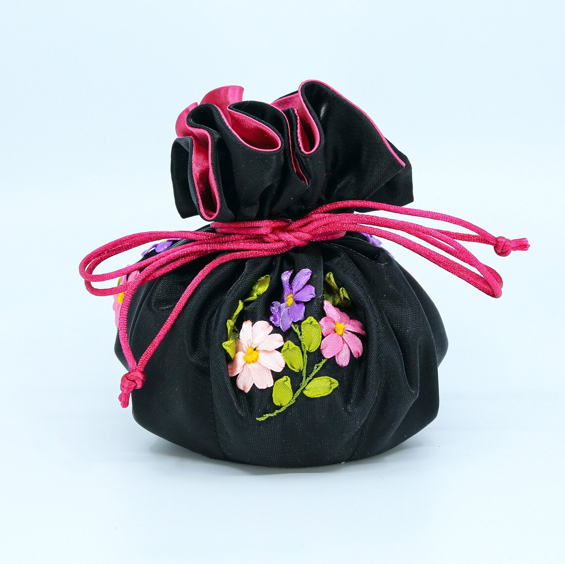 Beautiful Jewelry Pouch Embroidered Jewelry Bag Jewelry Bag Etsy