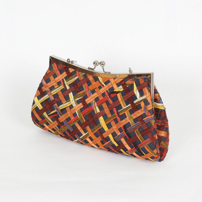 A Special Holiday Gift Patchwork evening Clutch Purse Evening Clutch Hand Woven Clutch Clutch Purse Evening Bag