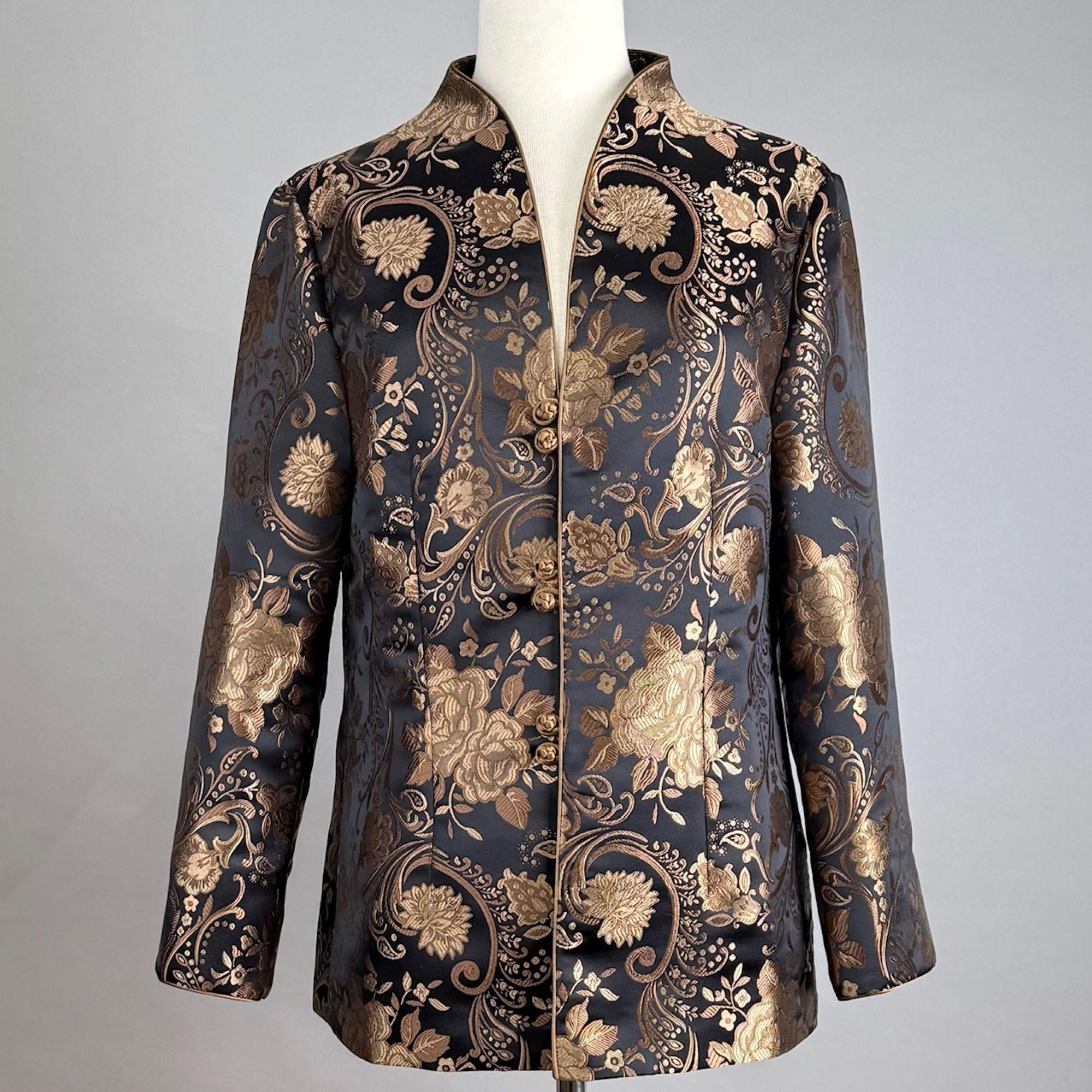 Gold Jacket Womens Dressy - Etsy Gold Jacket Womens Dressy - Etsy