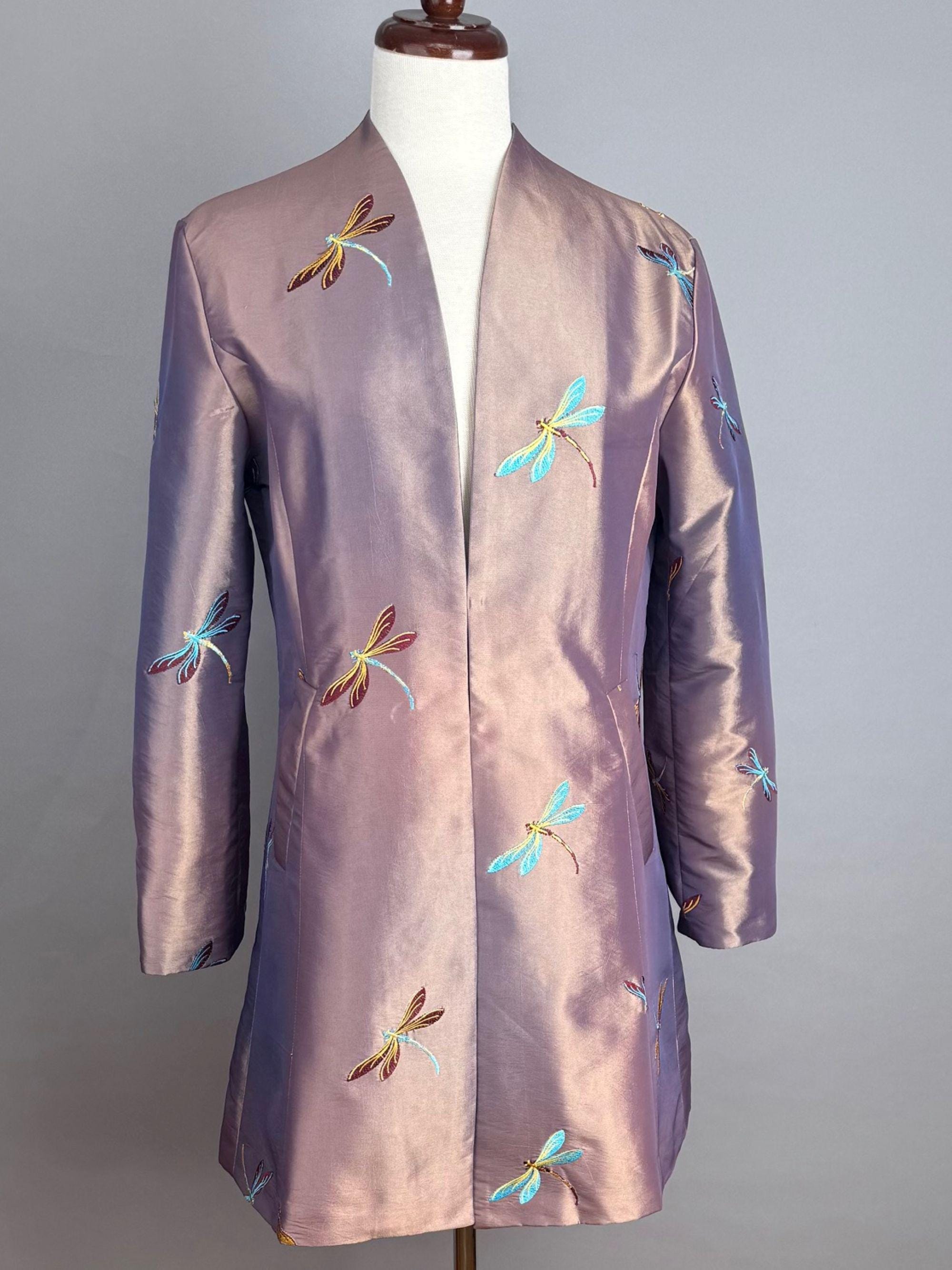 ENFÖLD KNIT×TAFFETA BLOUSON　38 Fil-Coupe and Soft Organza Jacket and Fil-Coupe Skirt – John