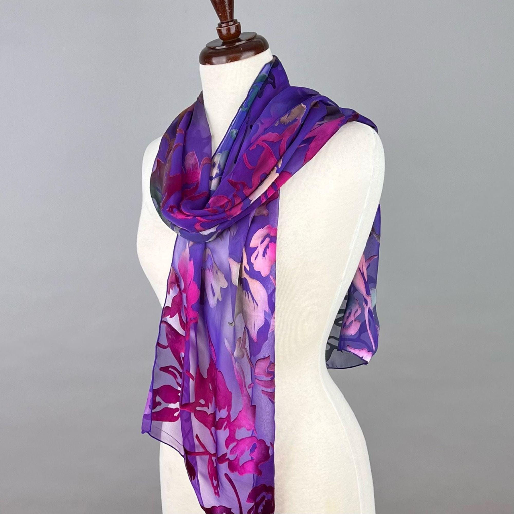 Fuchsia Scarf - Etsy