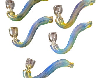 2 chillums 1 sherlock 1 spoon color changers