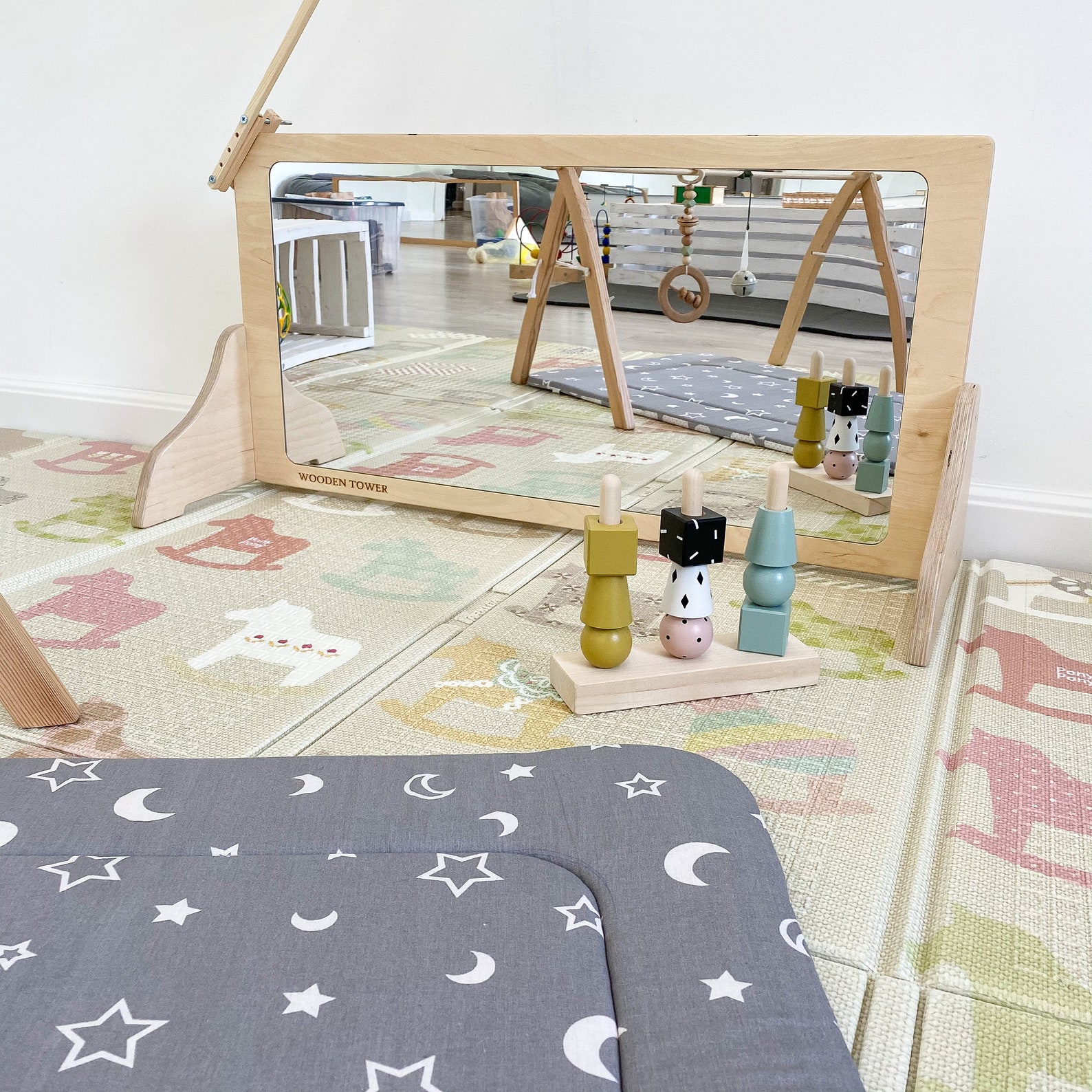 Montessori mirror Mirror baby safe Montessori mirror for Etsy