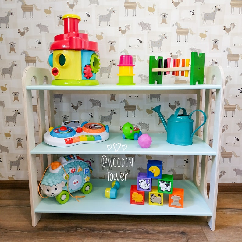Montessori Shelving Shelf Display Rack for Toys Childrens Etsy